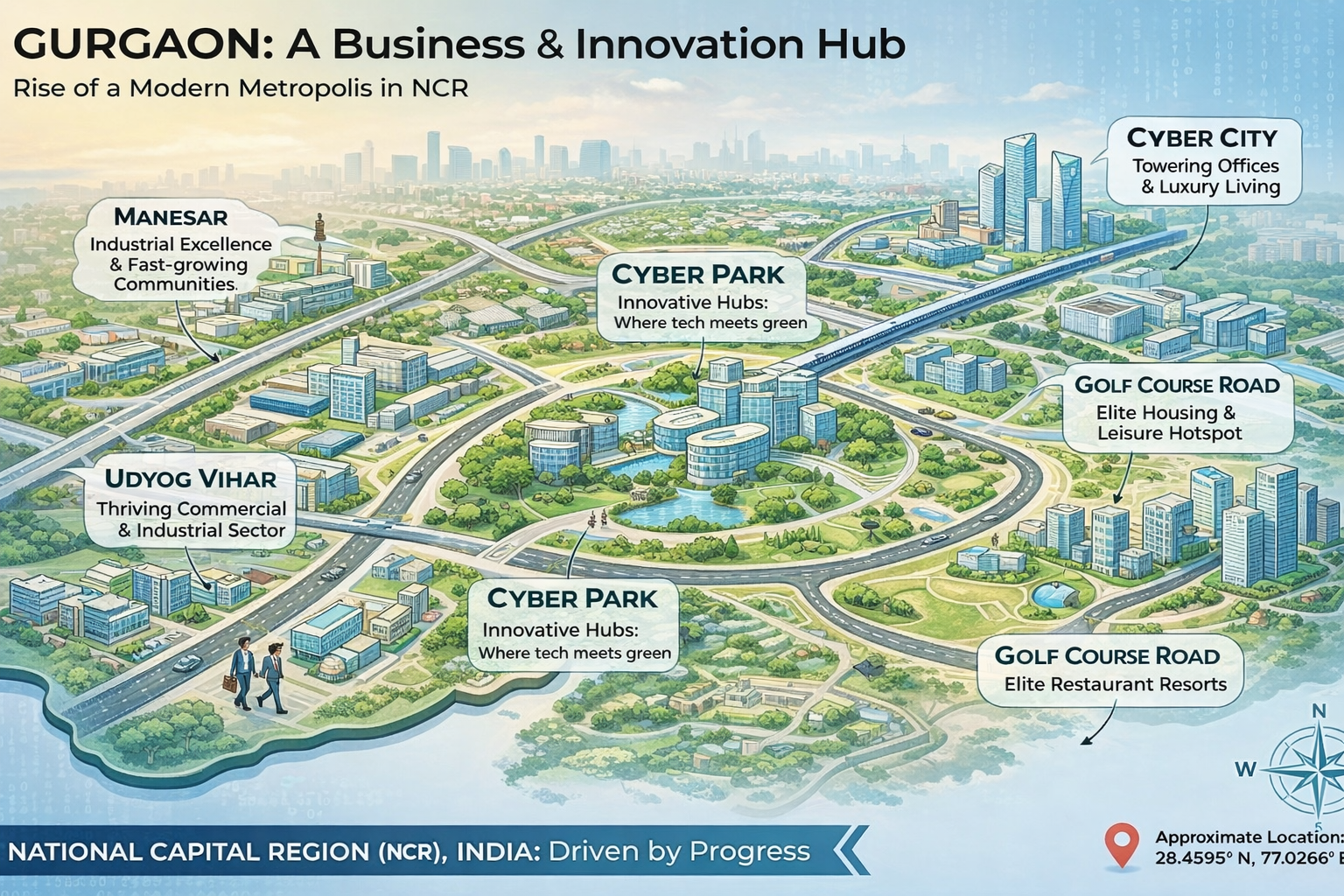 Manesar, Delhi NCR Connectivity
